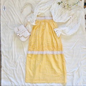 Vintage Gingham Skirt
